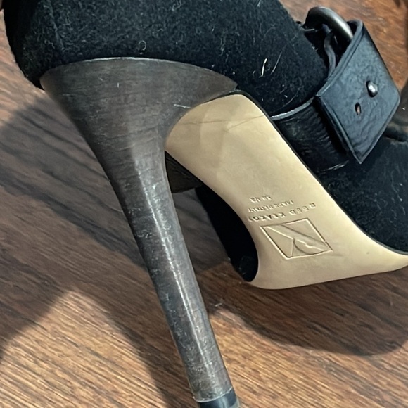 Reed Krakoff Women’s Black Fabric Mary Jane Heels Size 8.5 - Picture 5 of 8
